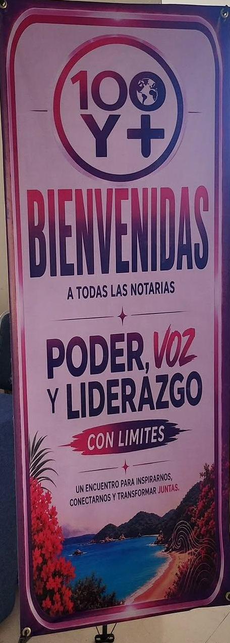 Flyer de Poder voz y liderazgo con limites